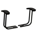 Hon T-Arms for ComforTask Series Swivel Task Chairs, Black, 2/Pack H5991
